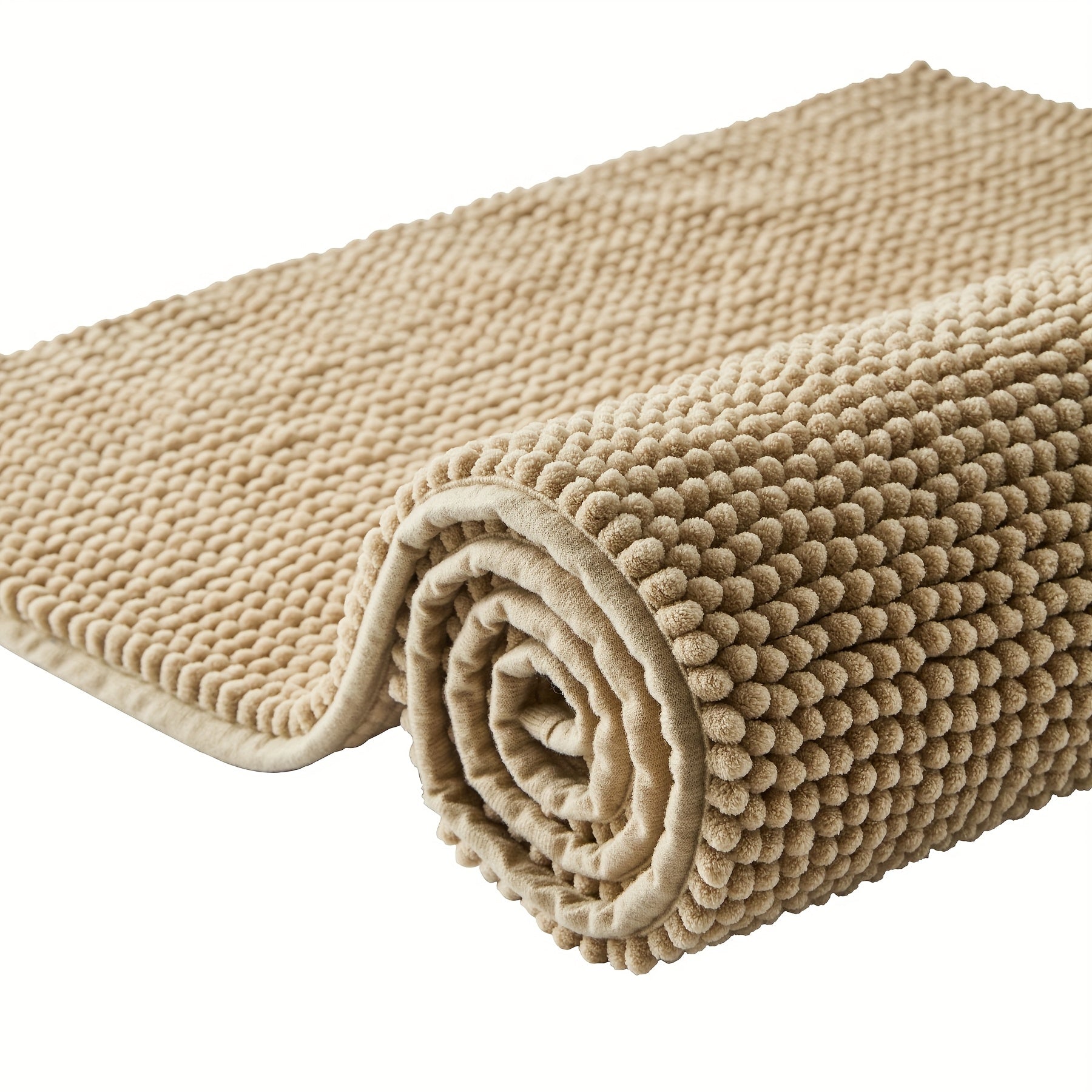 Tapis de bain en chenille moelleux