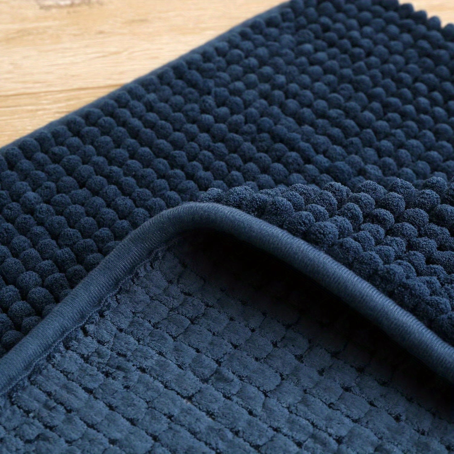 Tapis de bain en chenille moelleux
