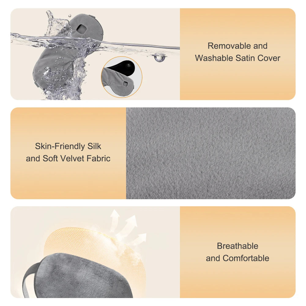 Masque pour les yeux chauffant