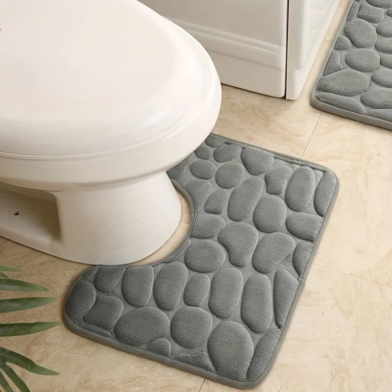 Tapis de sol en U pour toilette