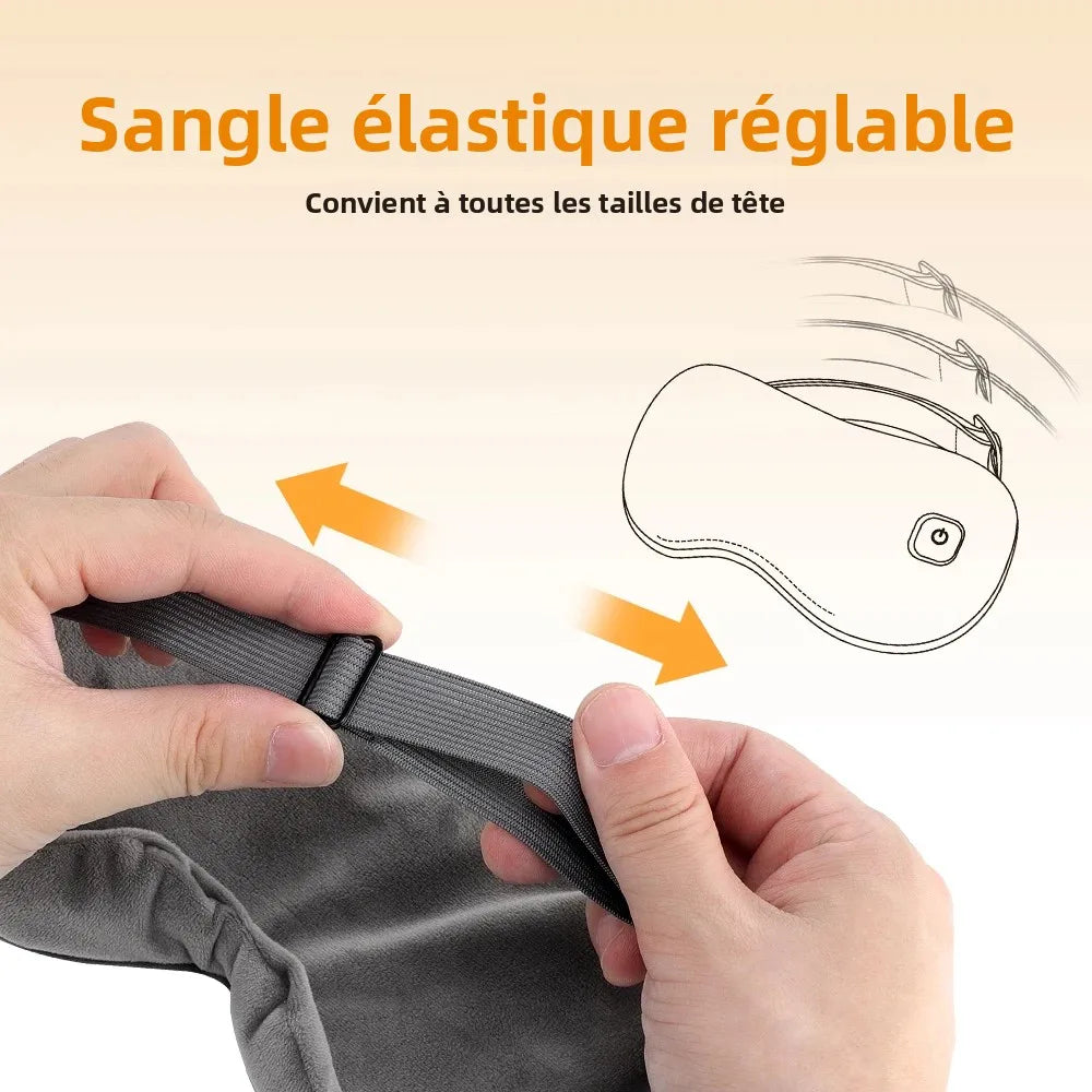 Masque pour les yeux chauffant massant