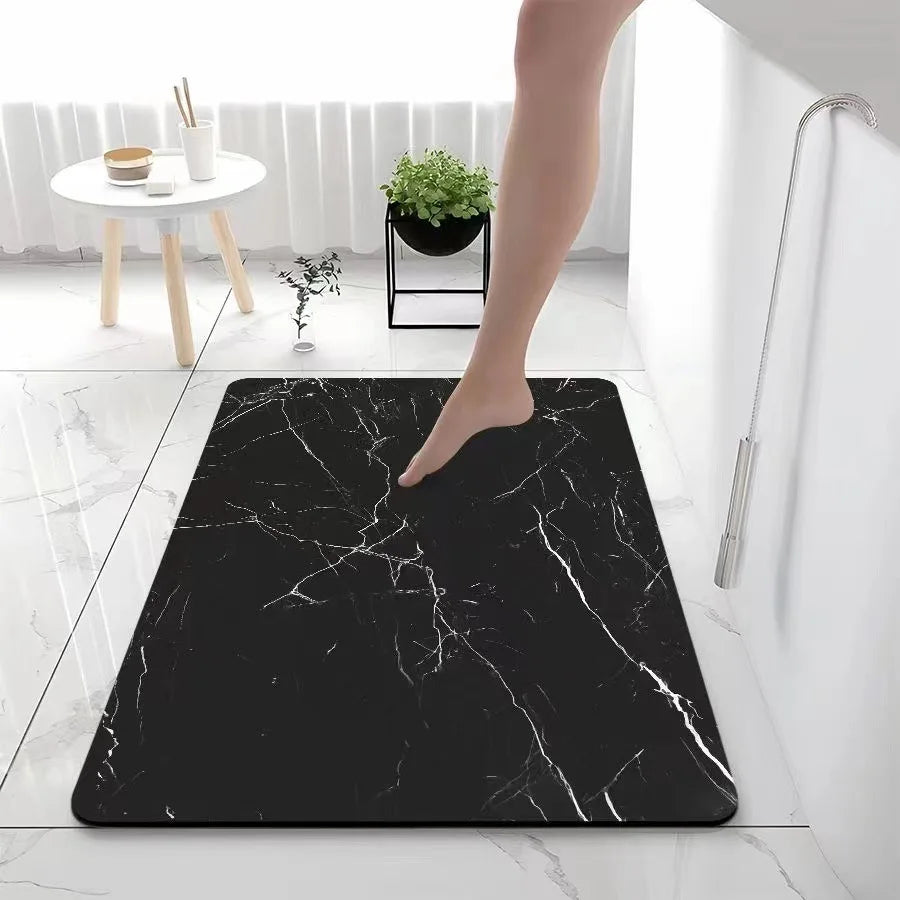 Tapis de bain marbre