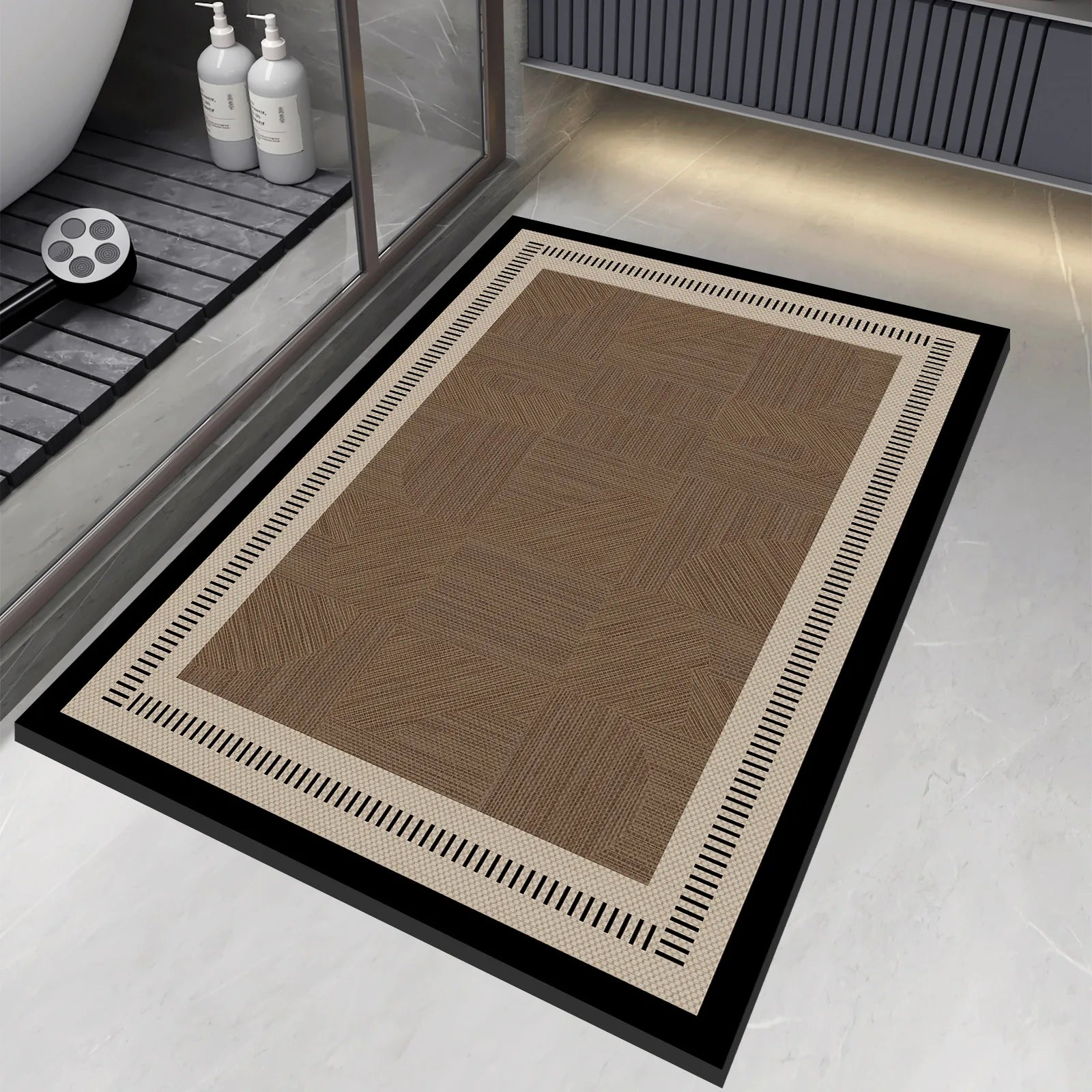 Tapis de bain de luxe en diatomite