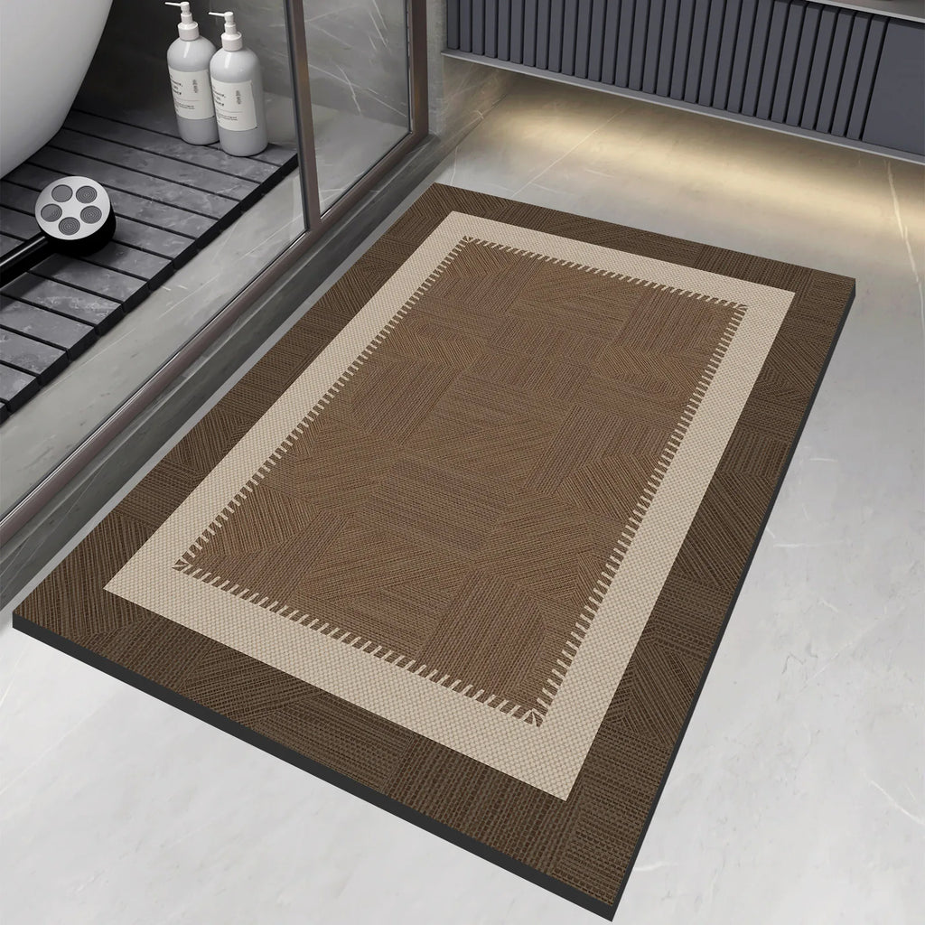 Tapis de bain de luxe en diatomite