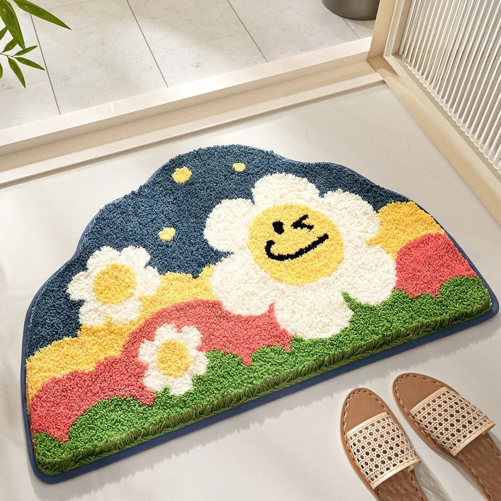 Tapis de bain Shaggy cosy moelleux