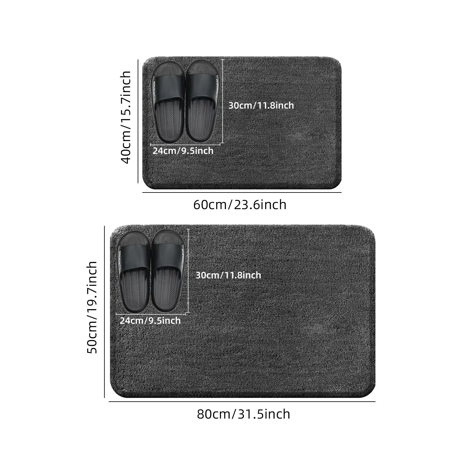 Tapis de bain moelleux