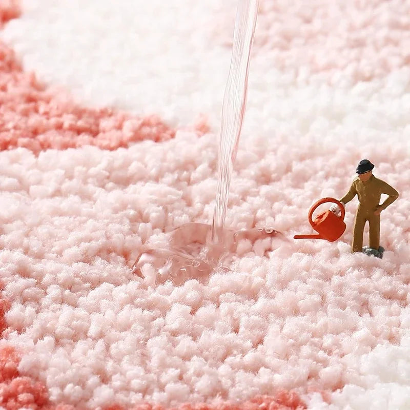 Tapis de bain Shaggy cosy moelleux