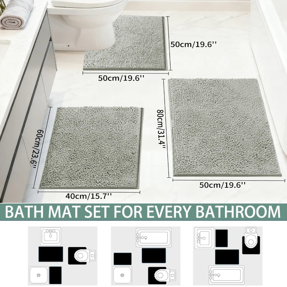 Ensemble de tapis de bain