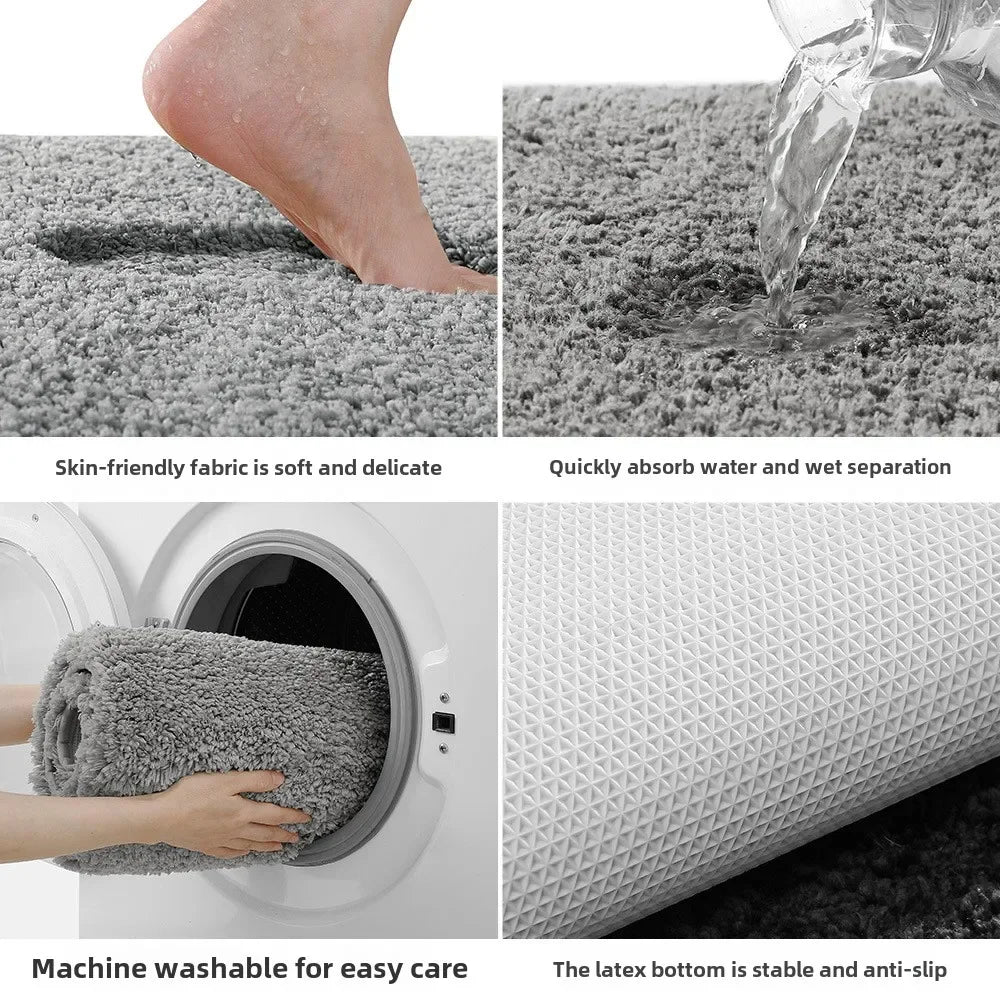 Tapis de bain moelleux