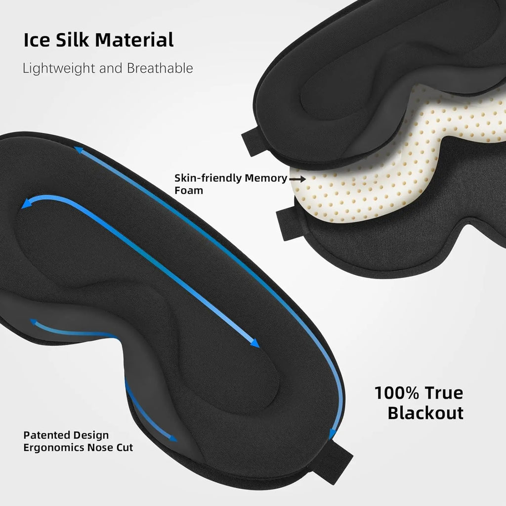 Masque de sommeil ergonomique très confortable