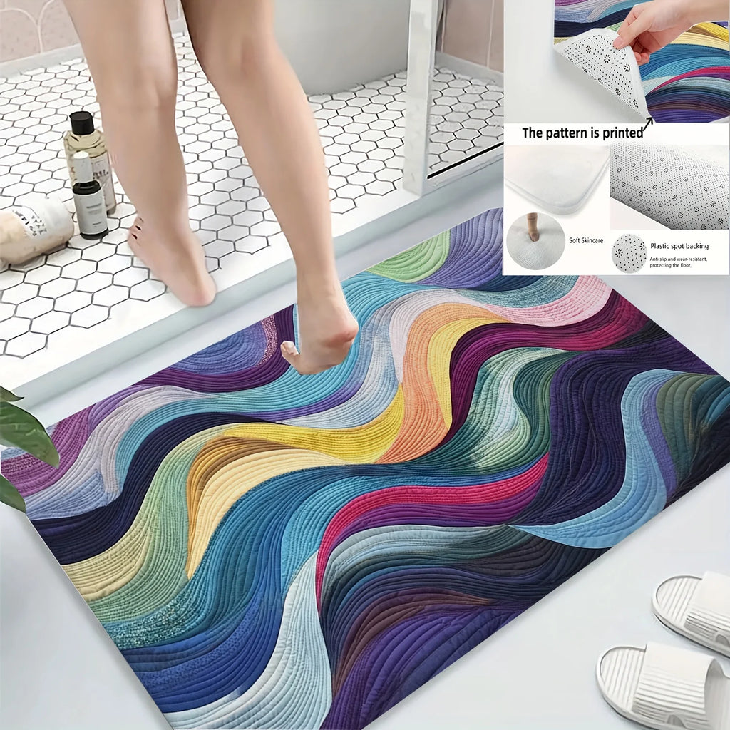 Tapis de bain moelleux