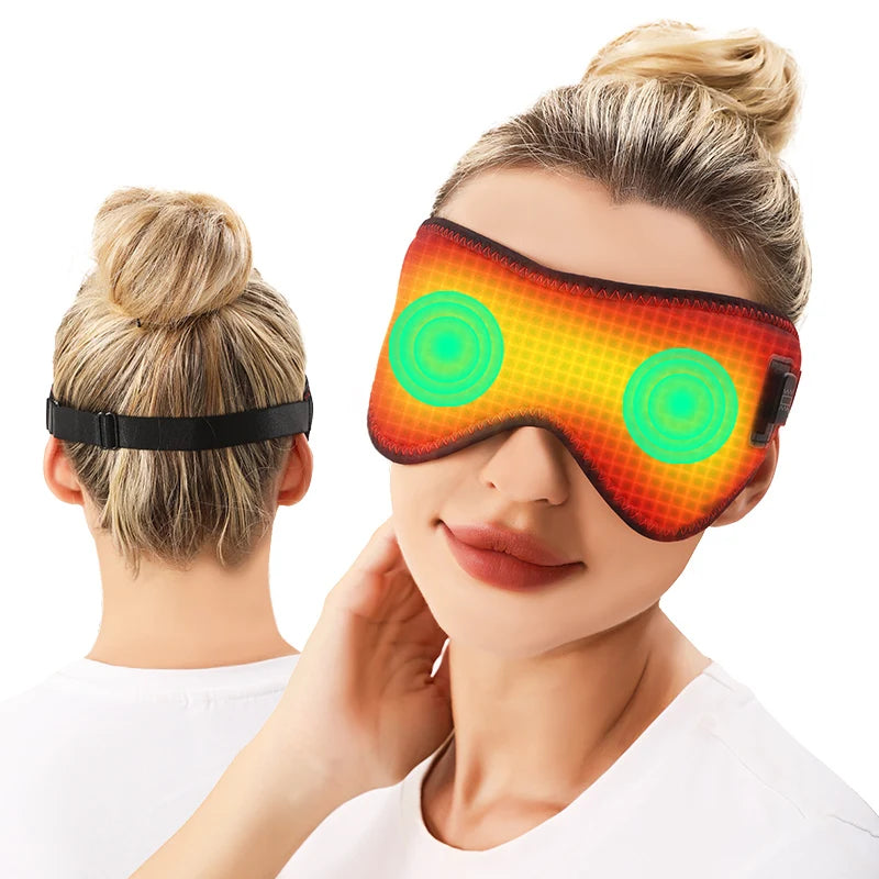 Masque pour les yeux chauffant pour les yeux secs