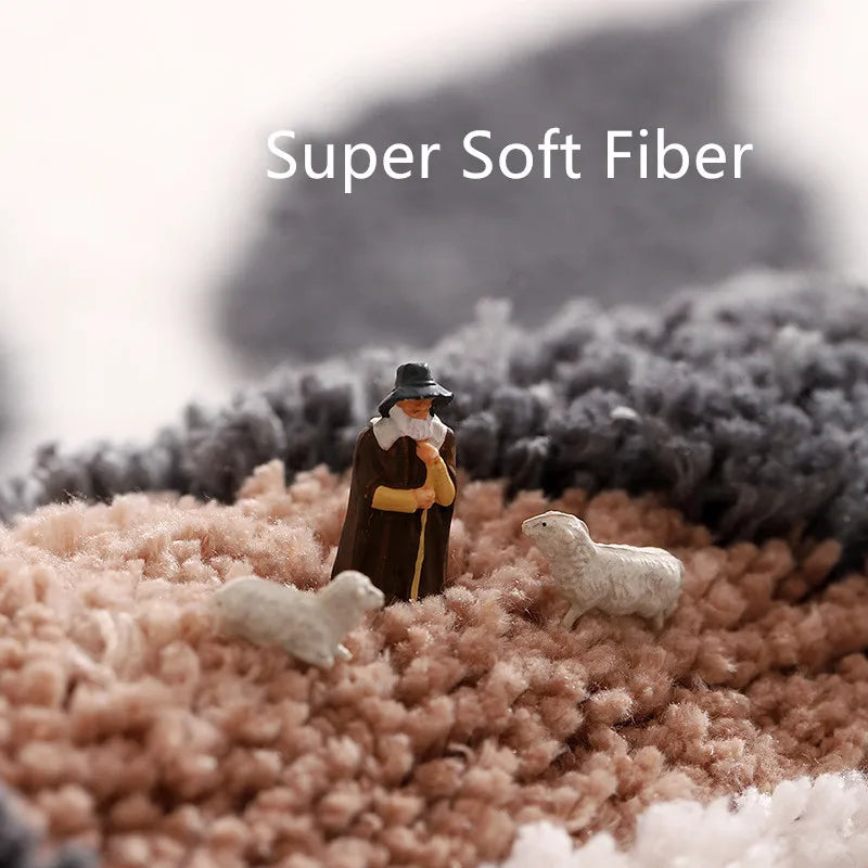 Tapis de bain moelleux Art Boho