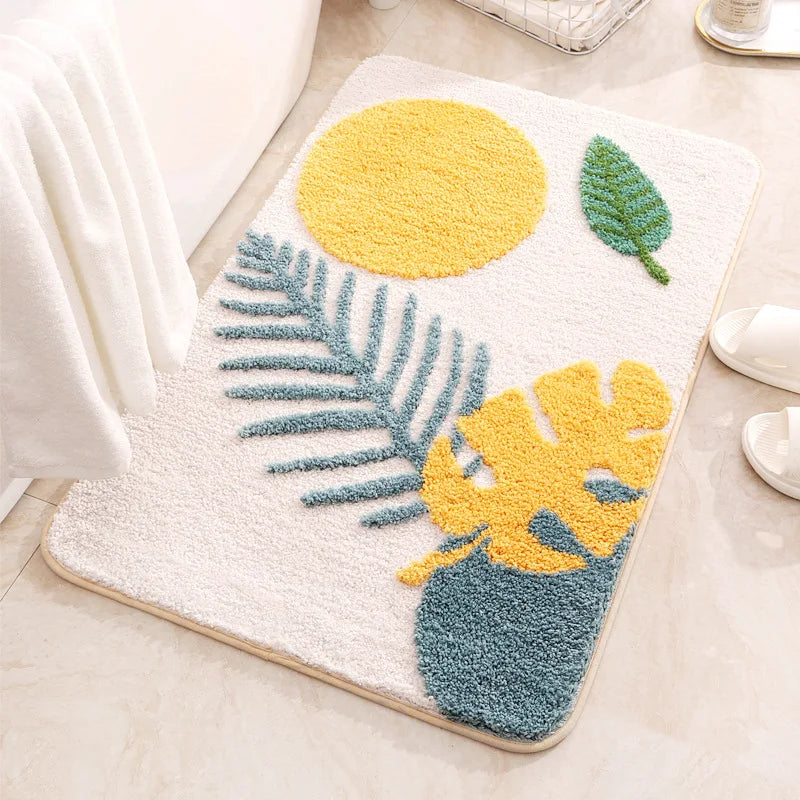 Tapis de bain moelleux Art Boho