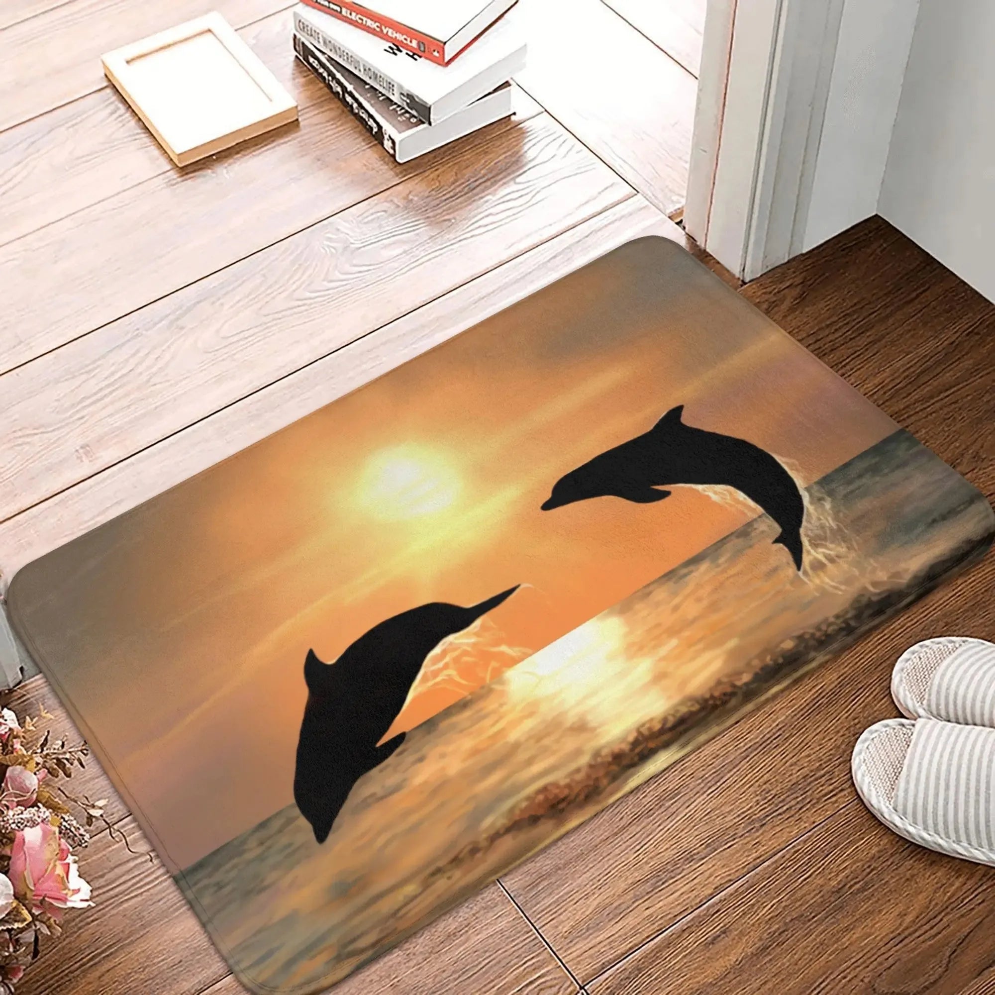 Tapis de bain dauphin moelleux