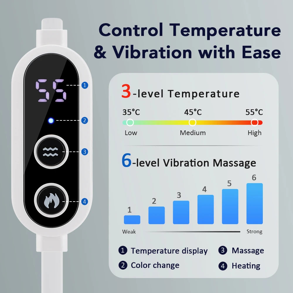 Masque pour les yeux chauffant massant