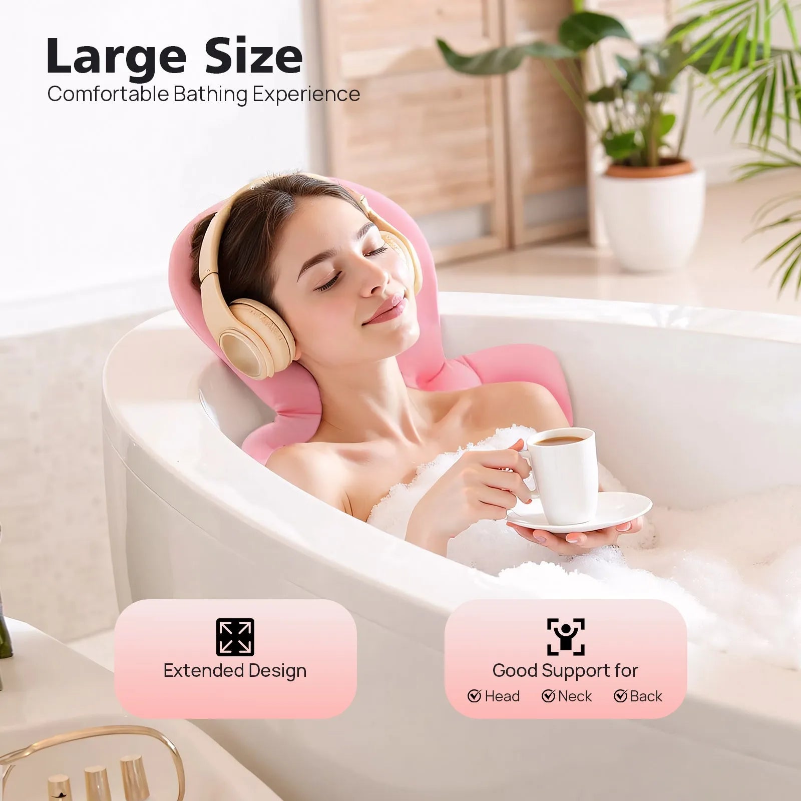 Oreiller de bain complet pour tout le corps