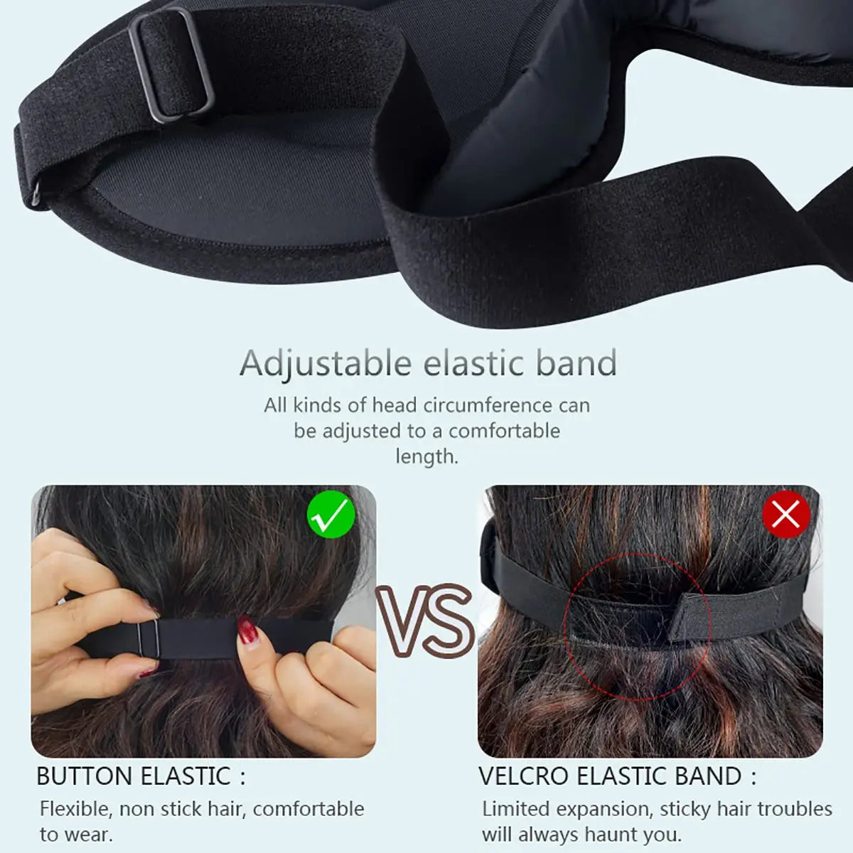Masque de sommeil ergonomique très confortable