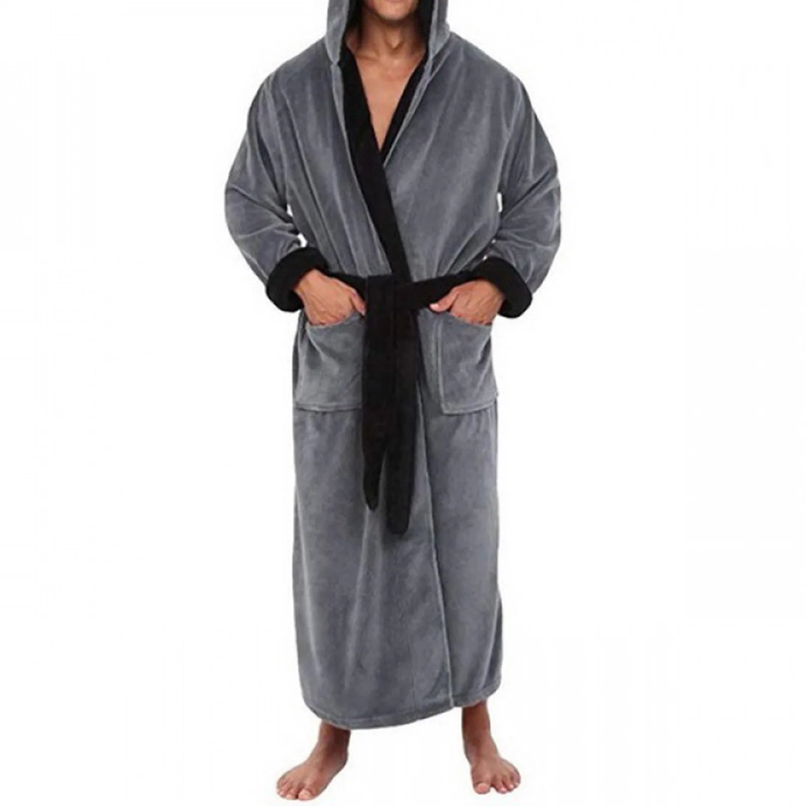 Peignoir de bain en molleton de corail