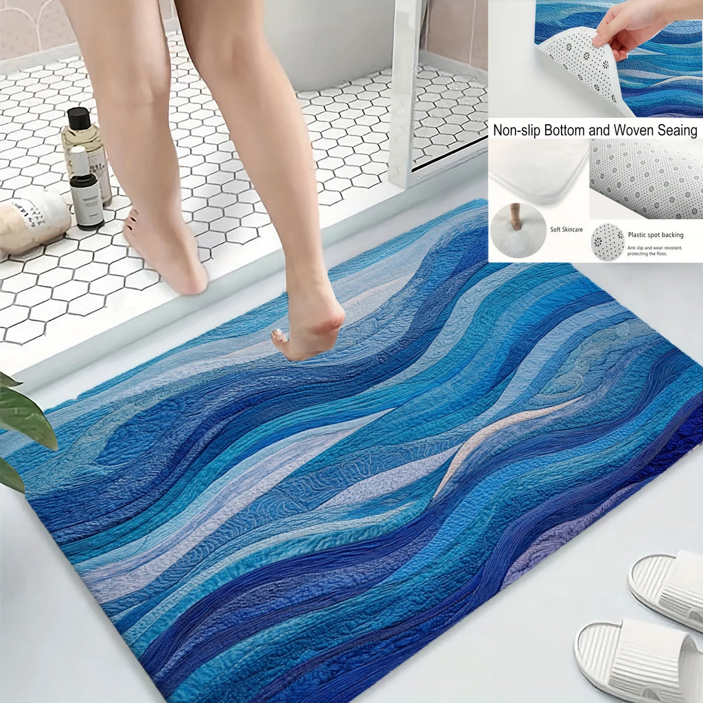 Tapis de bain moelleux