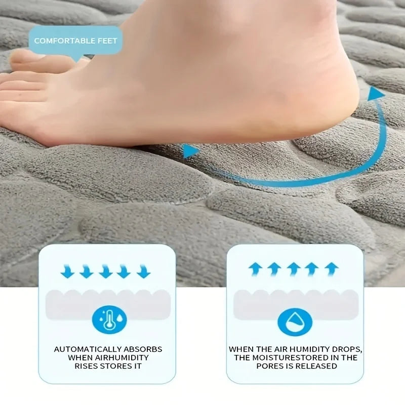 Tapis de sol en U pour toilette