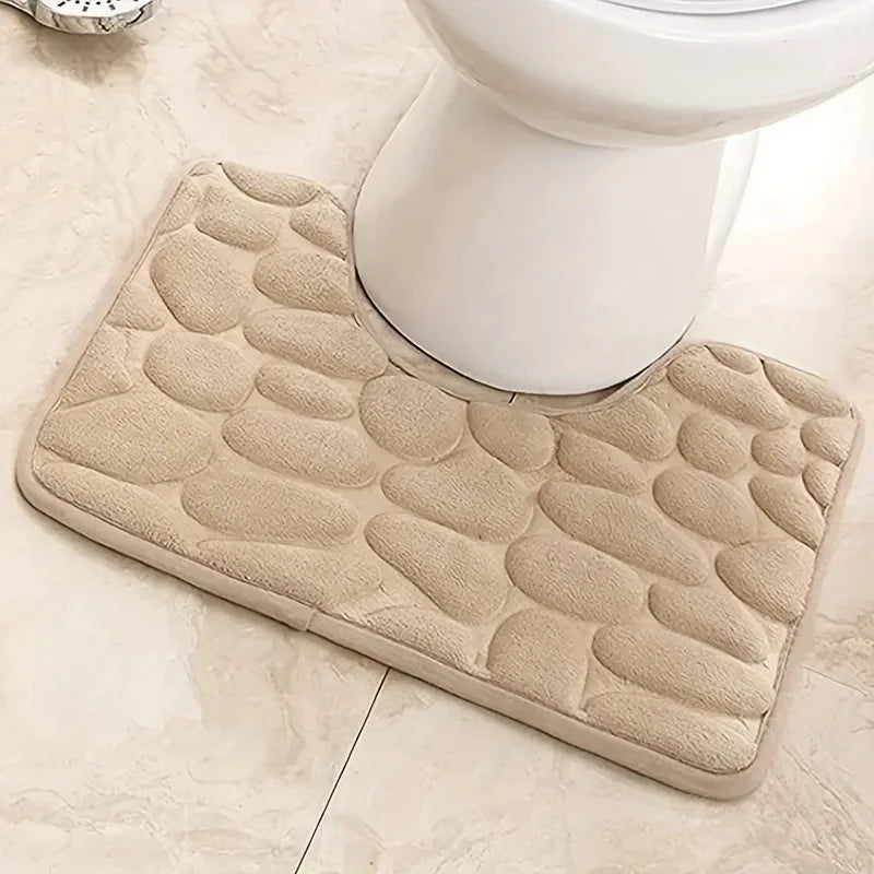 Tapis de sol en U pour toilette