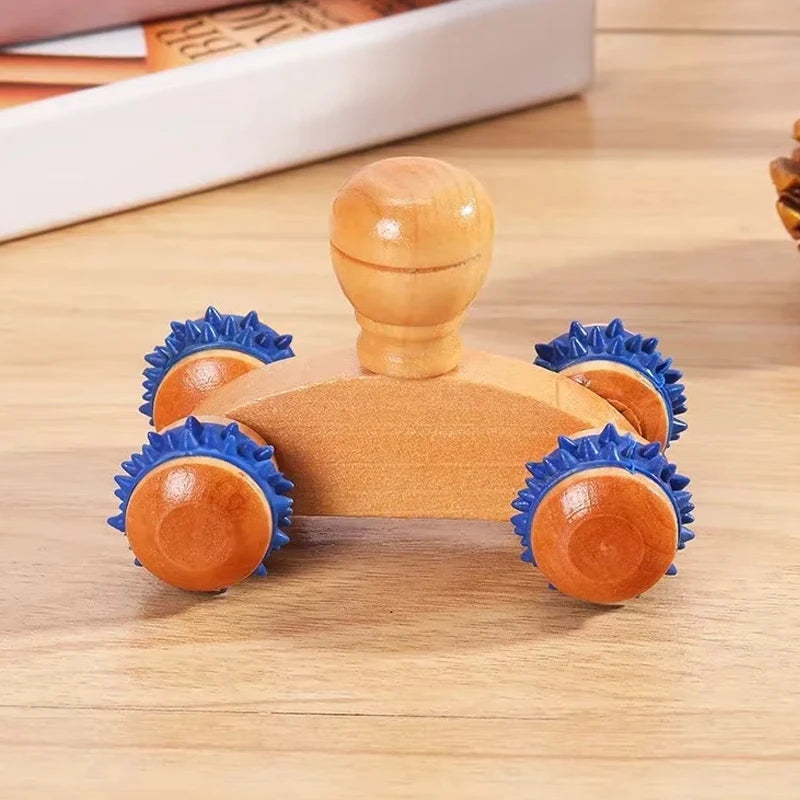 Rouleau de massage en bois