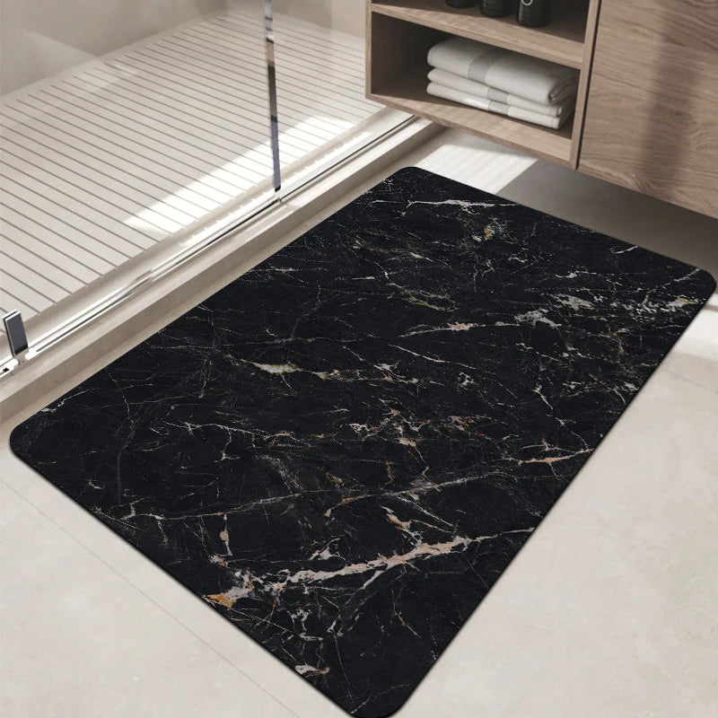 Tapis de bain marbre