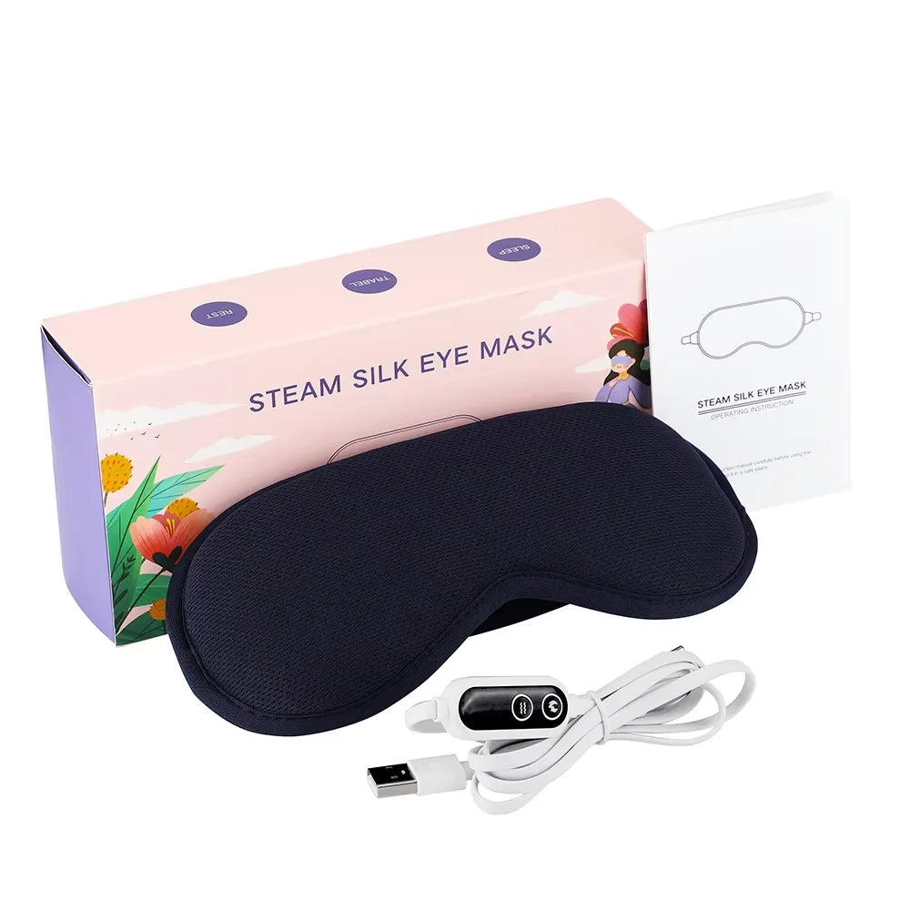 Masque pour les yeux chauffant massant