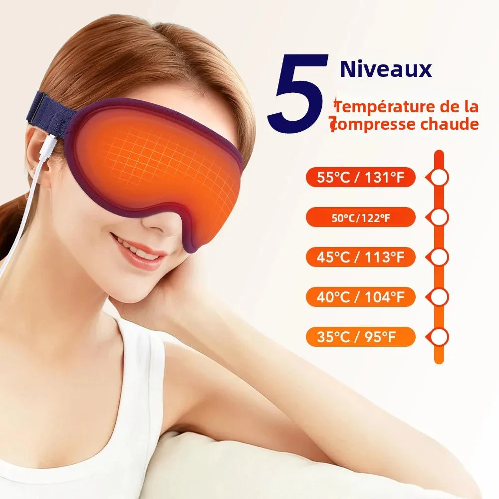 Masque pour les yeux chauffant