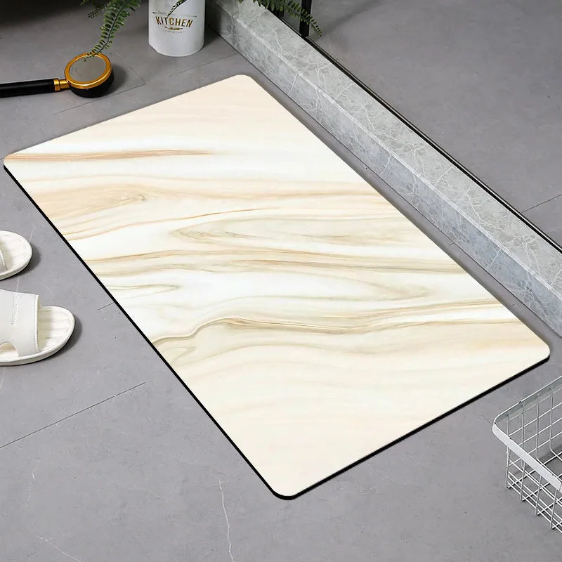 Tapis de bain marbre