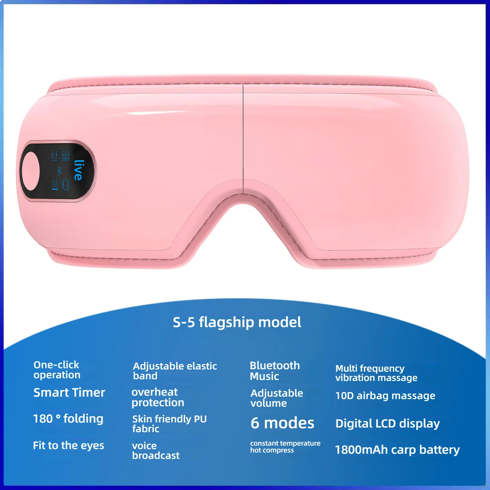 Masque pour les yeux Bluetooth musique sommeil