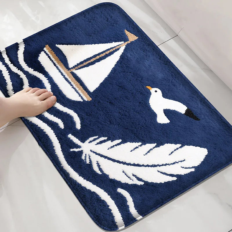 Tapis de bain moelleux