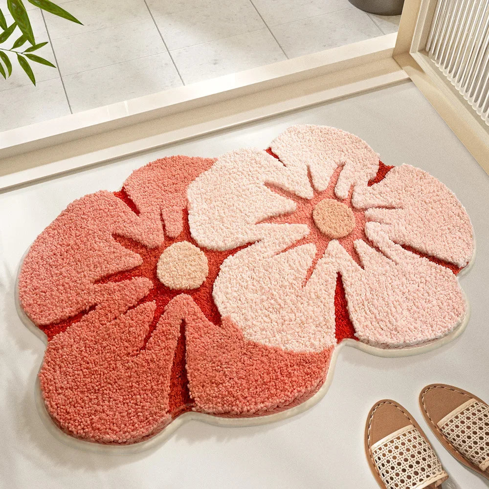 Tapis de bain Shaggy cosy moelleux