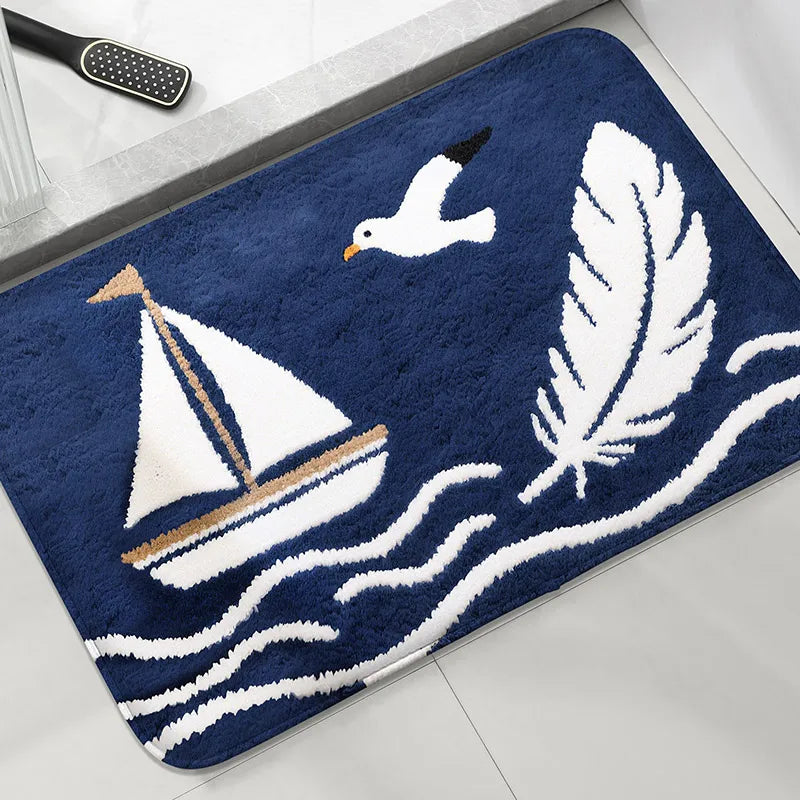 Tapis de bain moelleux