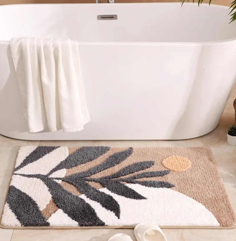 Tapis de bain moelleux Art Boho