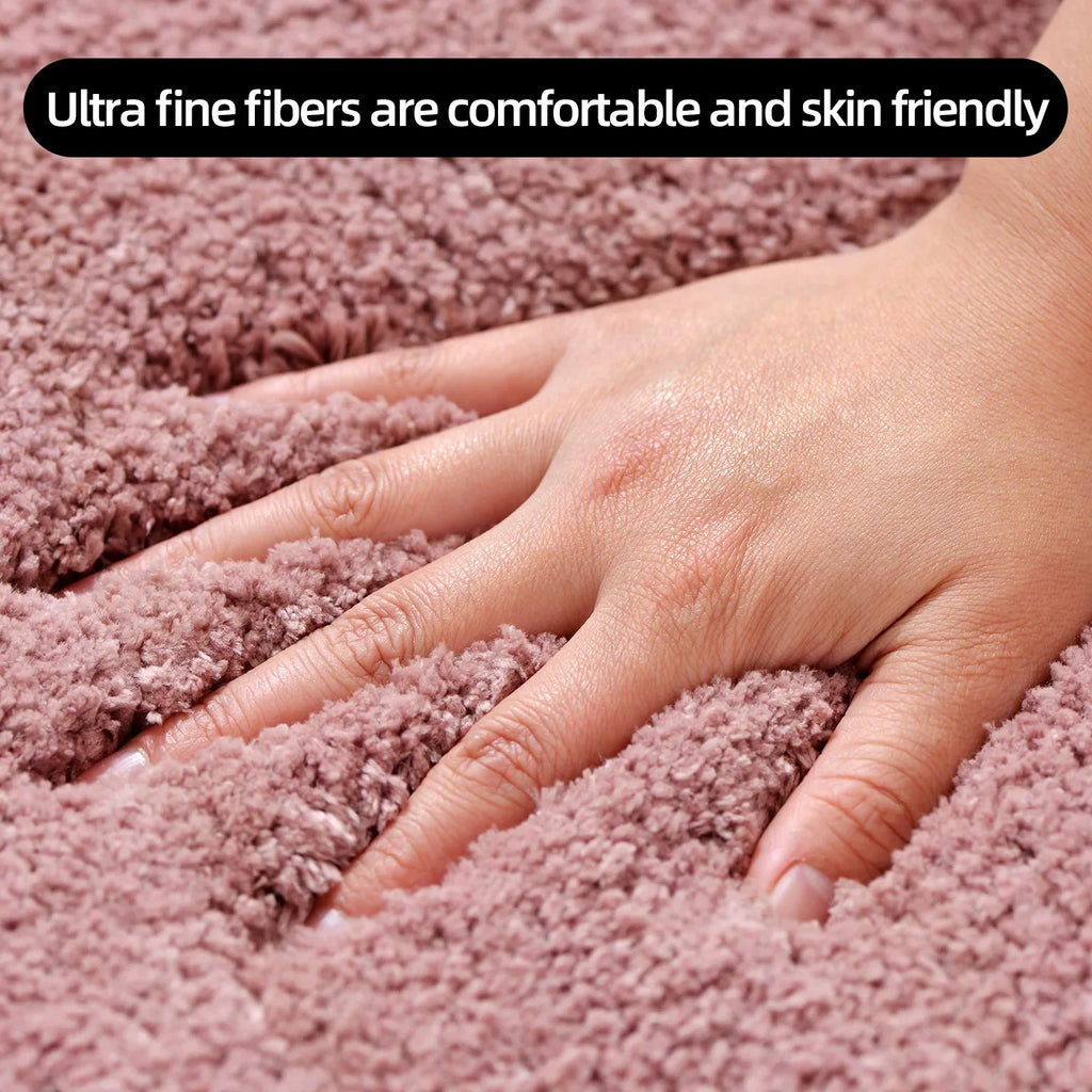 Tapis de bain moelleux