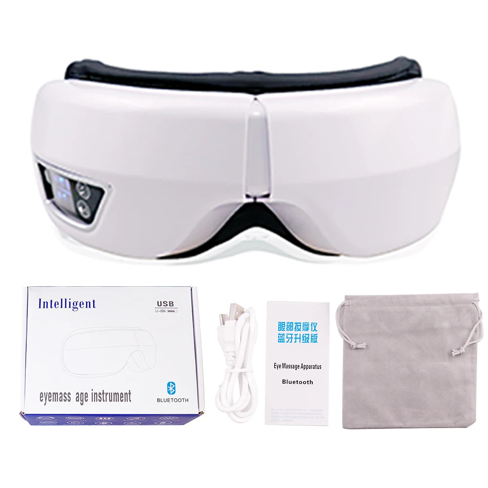 Masseur pour les yeux chauffant avec musique