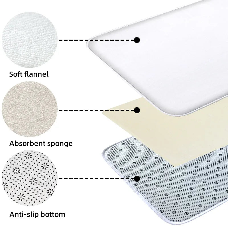 Tapis de bain moelleux