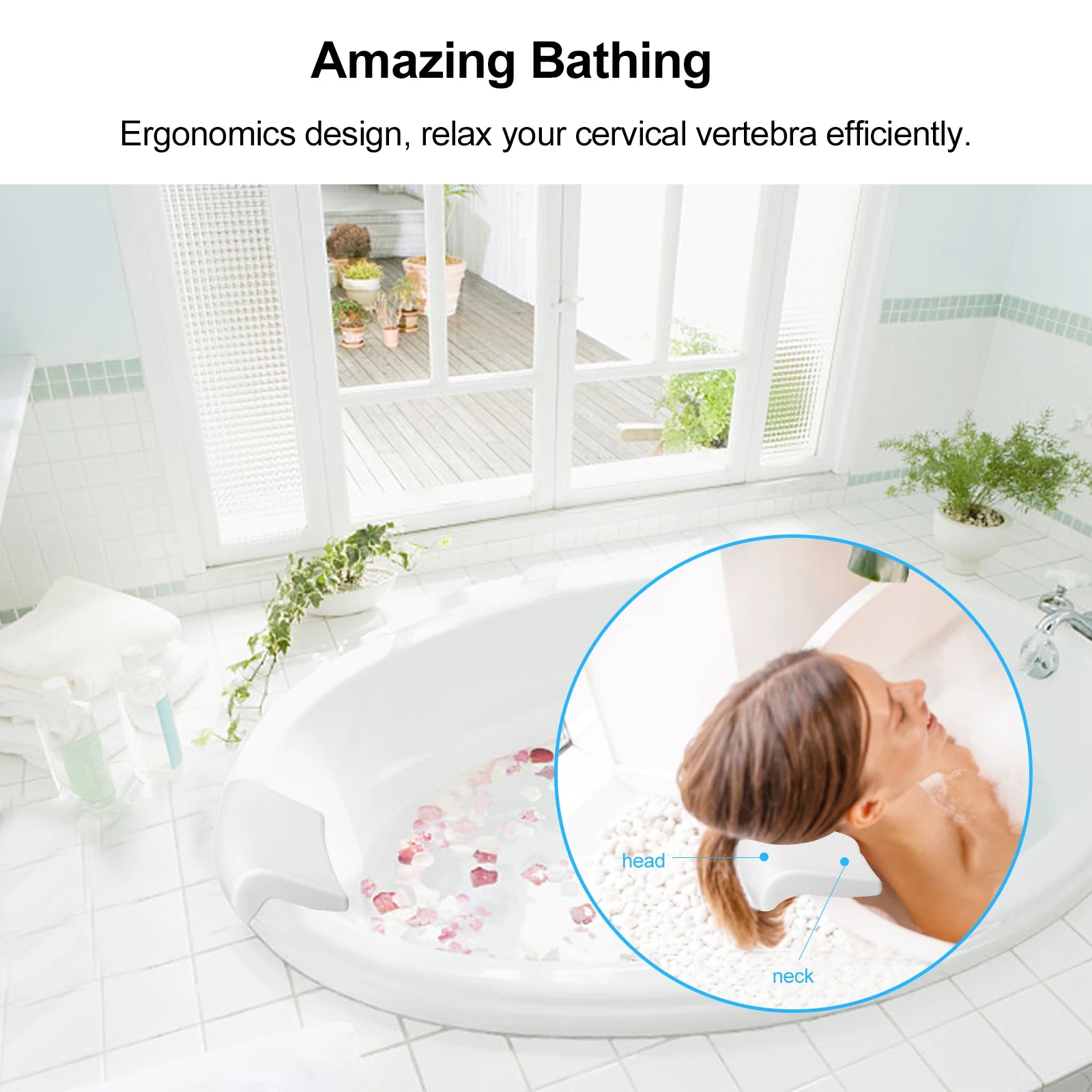 Oreiller de bain Spa