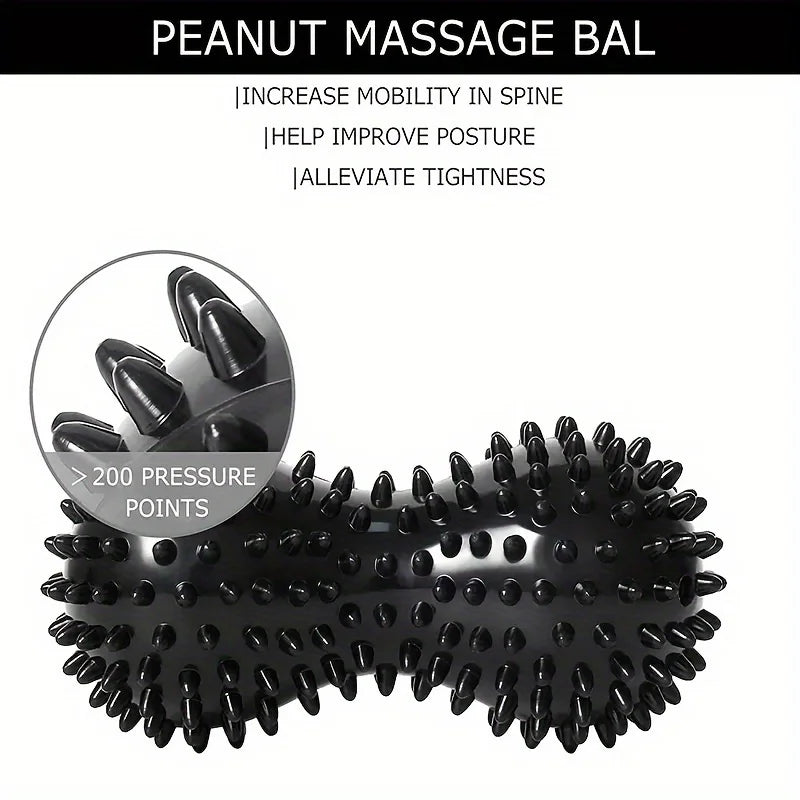 Boule de massage cacahuète à pointes
