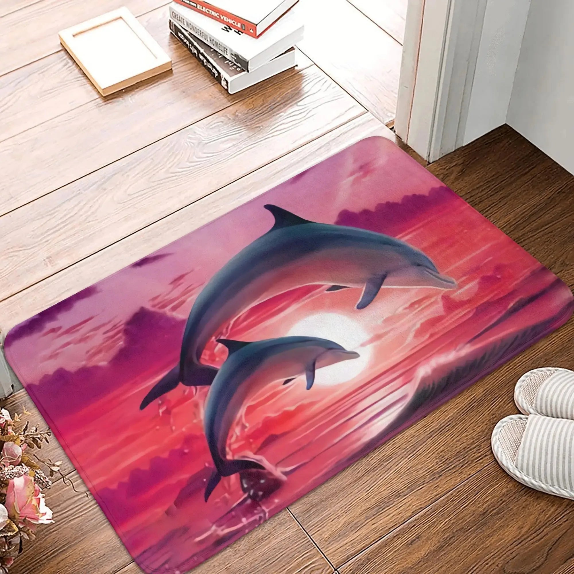 Tapis de bain dauphin moelleux