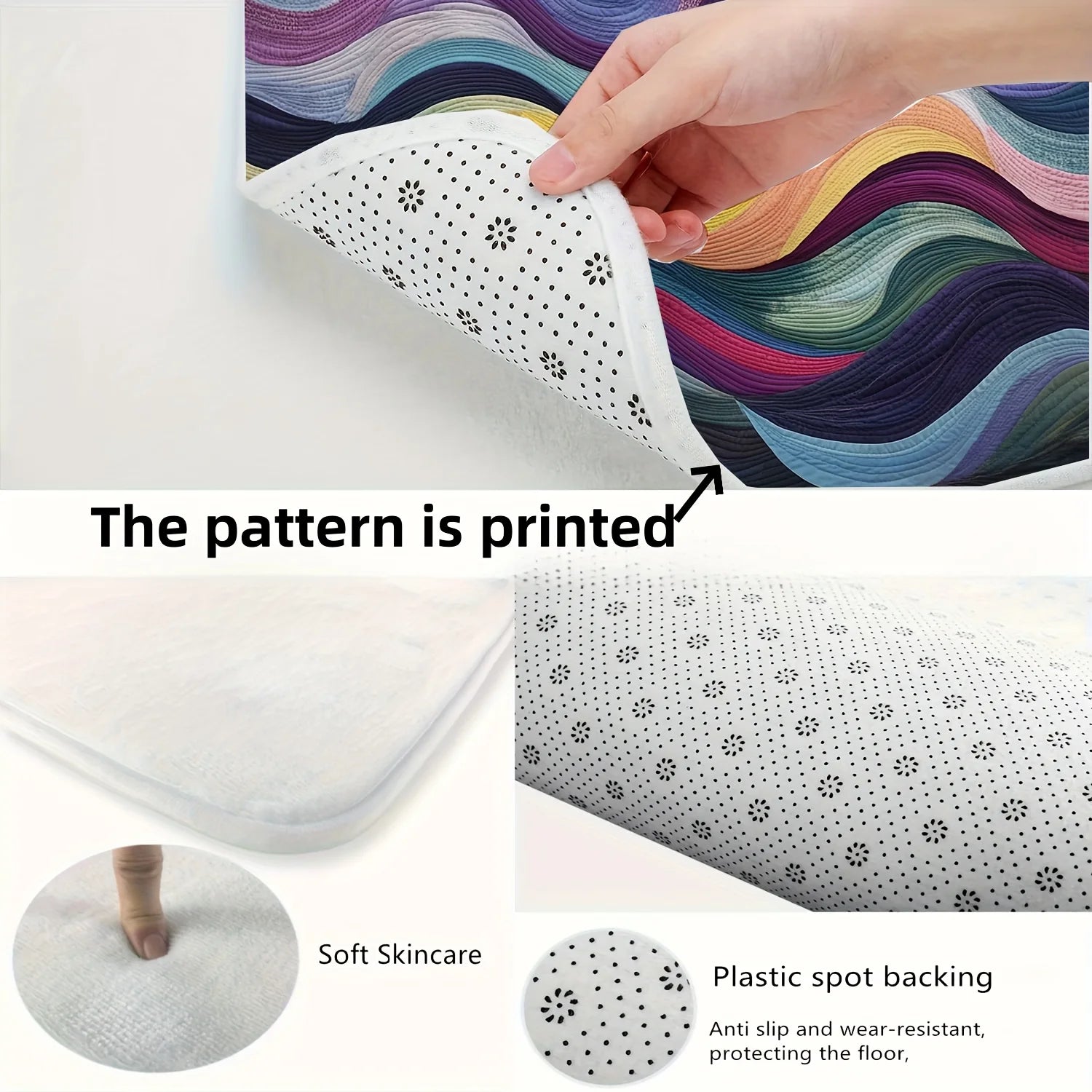 Tapis de bain moelleux