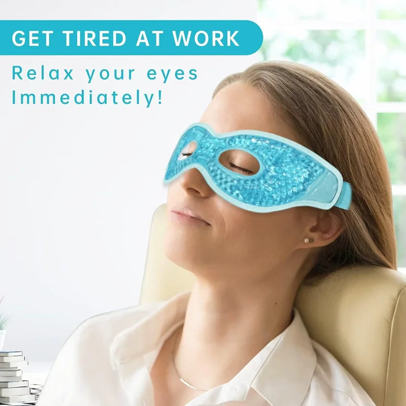 Masque pour les yeux glacé