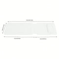 Tapis de baignoire blanc avec oreiller