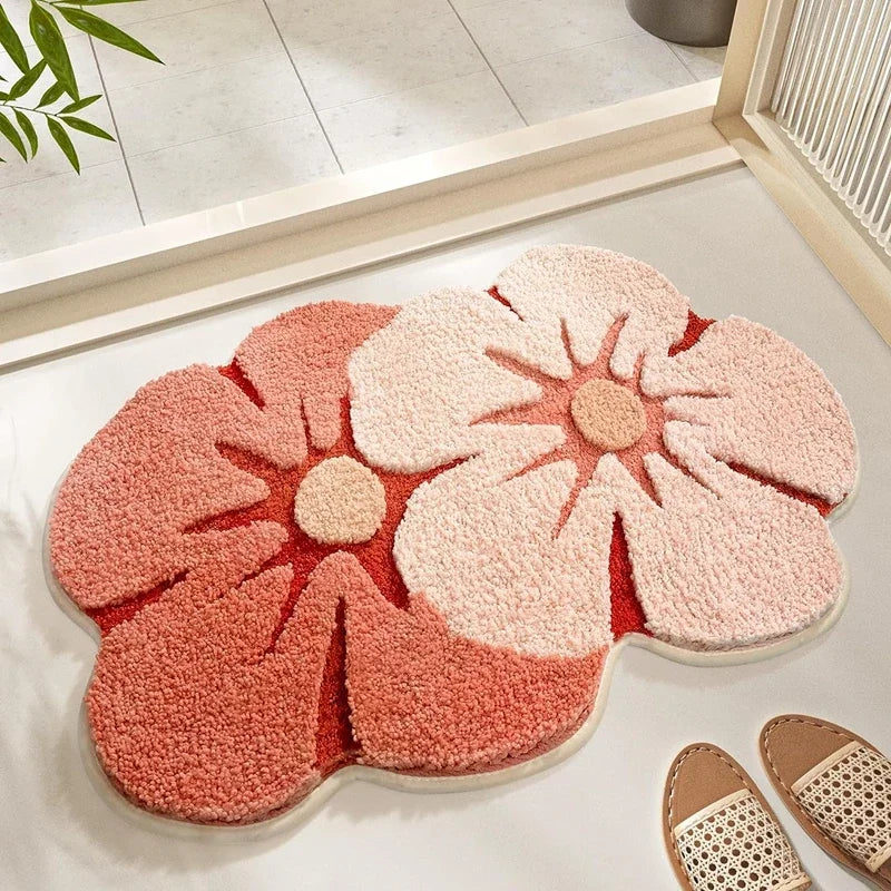 Tapis de bain Shaggy cosy moelleux