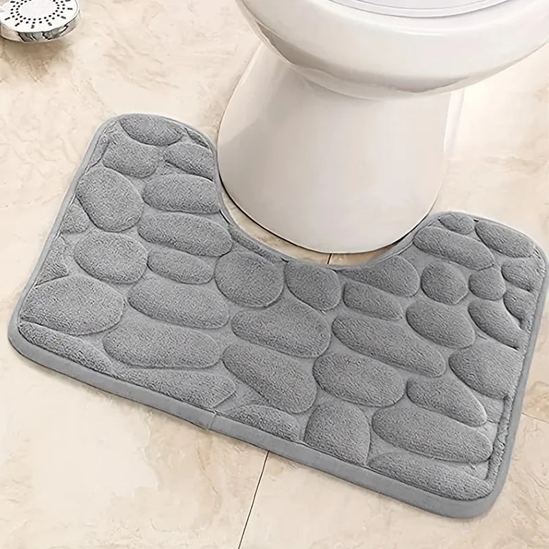 Tapis de sol en U pour toilette