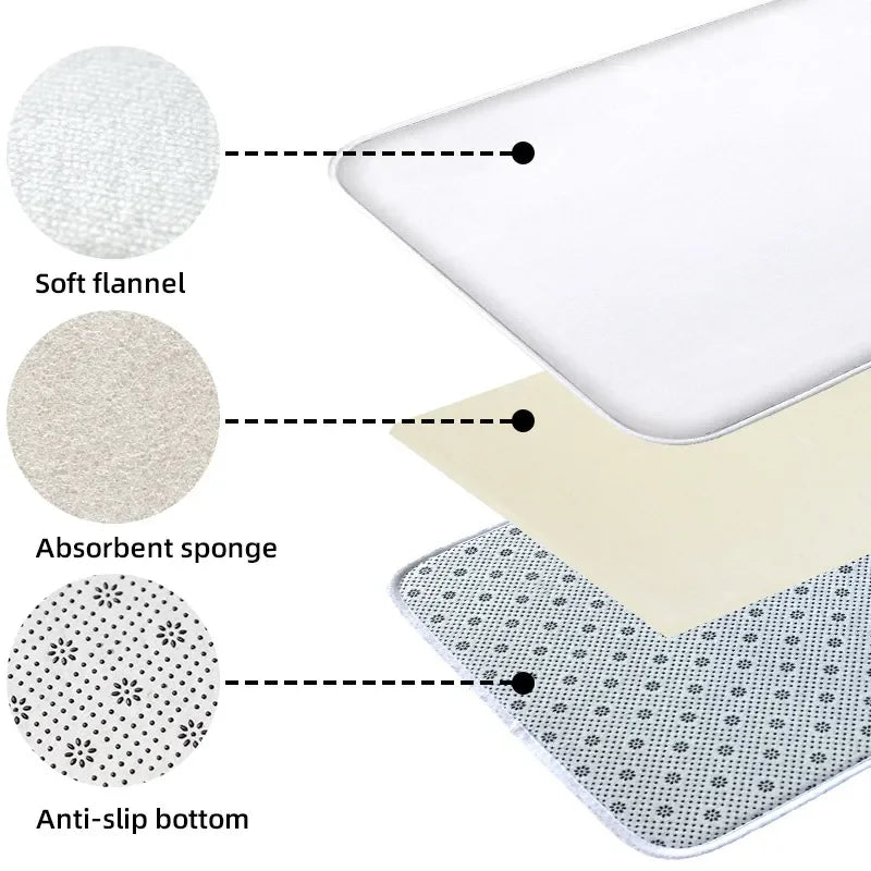 Tapis de bain canard moelleux