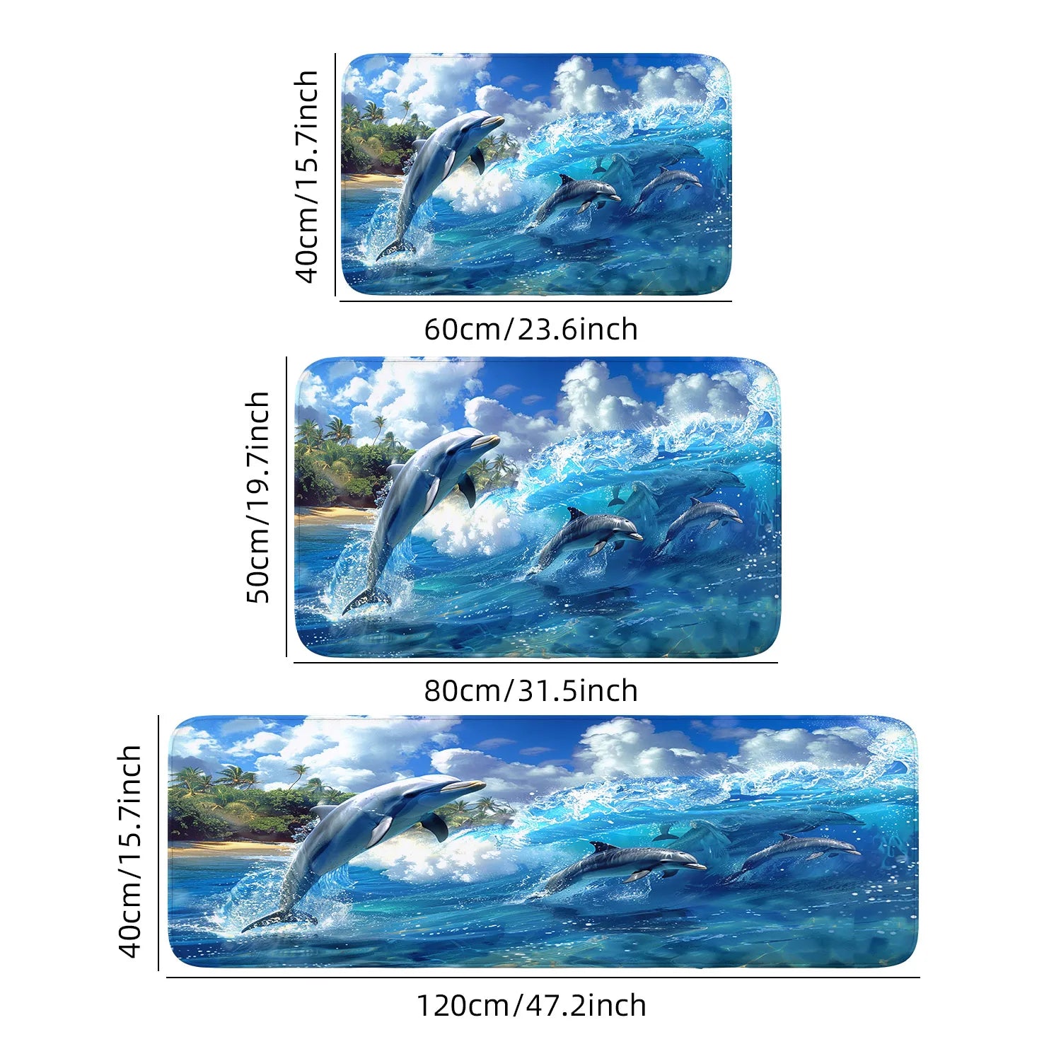 Tapis de bain dauphin