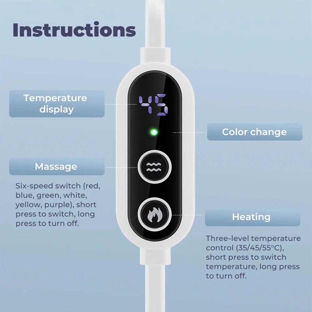 Masque pour les yeux chauffant